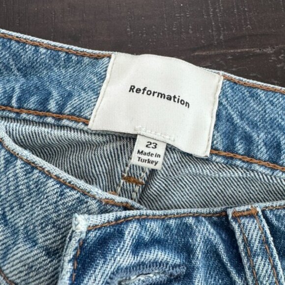 Reformation Abby Low Rise Straight Jeans - Picture 2 of 3